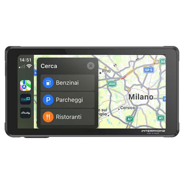 НАВИГАЦИЈА (CAR PLAY) Interphone Ridesync 55
